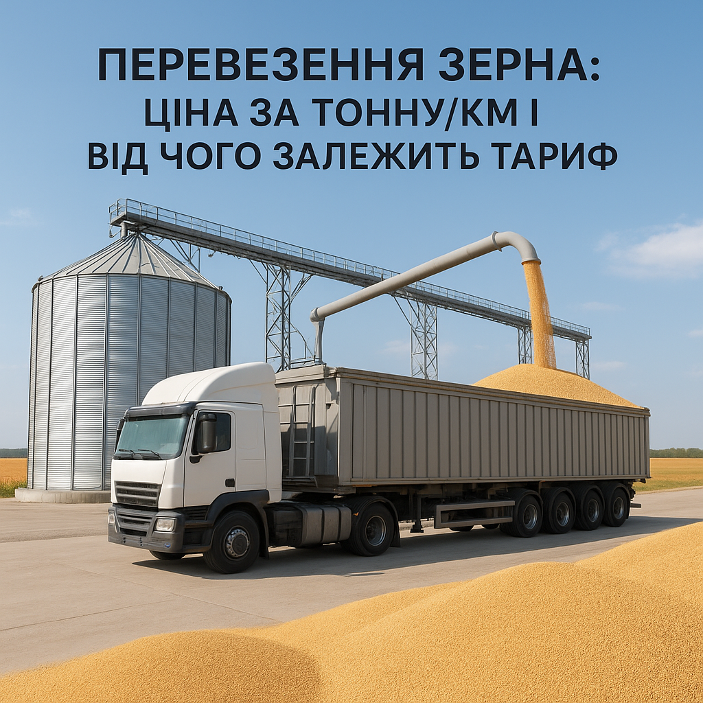 <em>Перевезення зерна</em> автотранспортом: що важливо знати замовнику