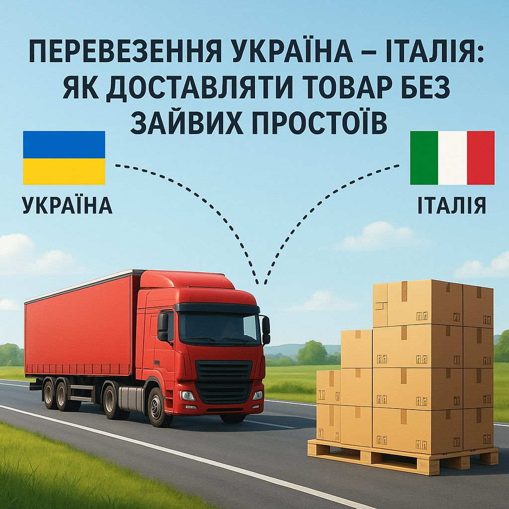 Перевезення Україна – Італія Перевезення Україна – Італія