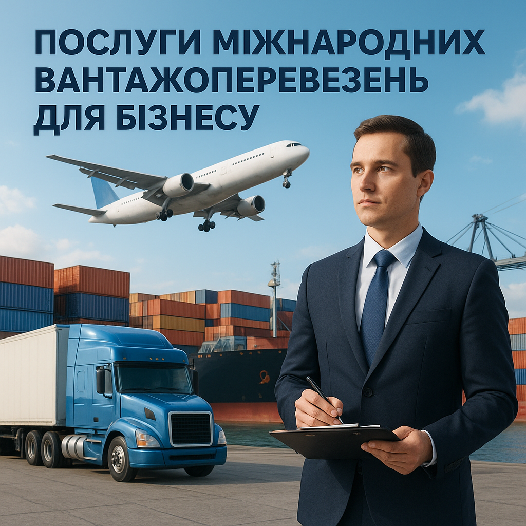 Послуги міжнародних вантажоперевезень для бізнесу