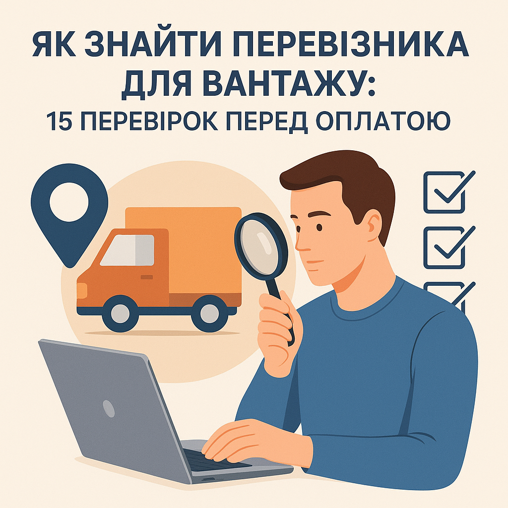 знайти перевізника
