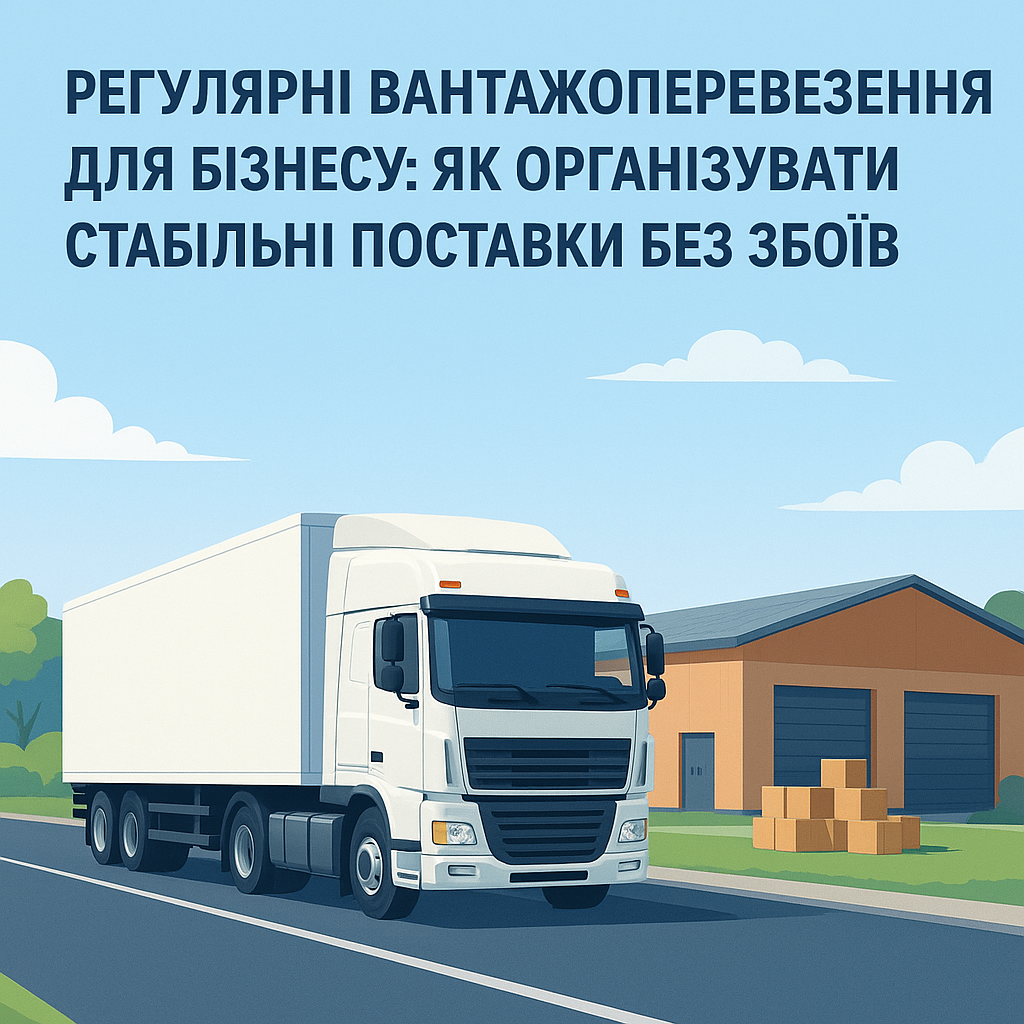 Регулярні вантажоперевезення Регулярні вантажоперевезення