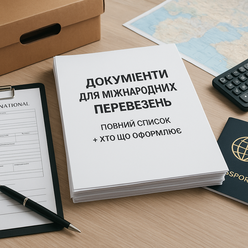 Документи для міжнародних перевезень Документи для міжнародних перевезень