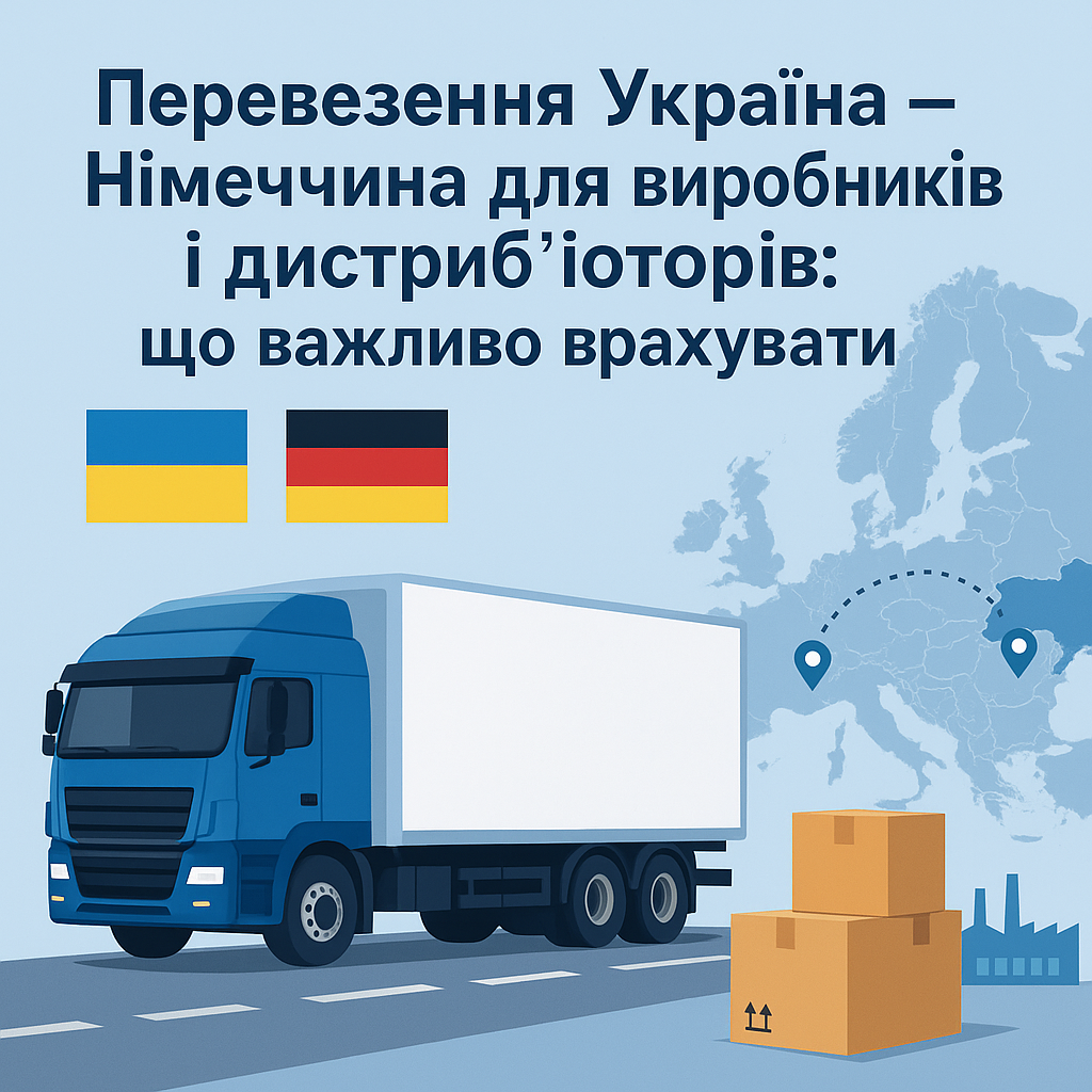 Перевозки Украина – Германия Перевозки Украина – Германия