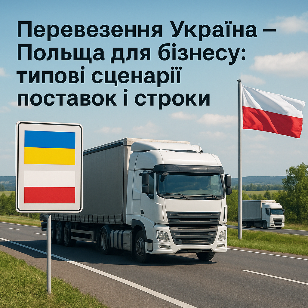 Типові сценарії поставок: LTL (збірні), FTL, експрес бус, температурні й ADR